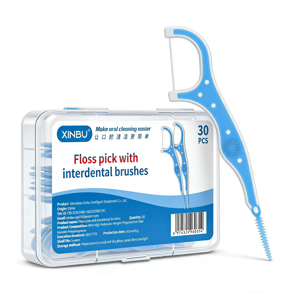 Orthodontic Dental Floss Picks for Braces Ultra Fine Thread Deep Clean between Teeth
